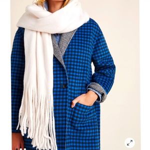 Anthropologie Mimi Fringed Wrap Scarf